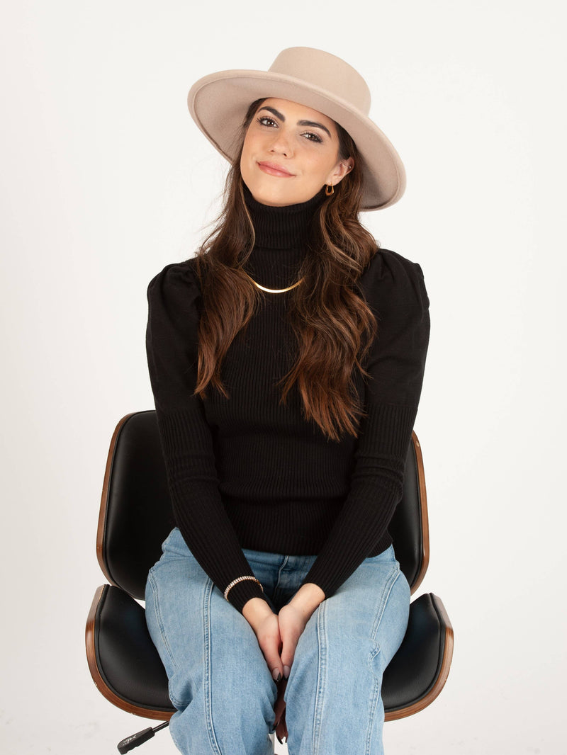 MILO wool boater-NUDE