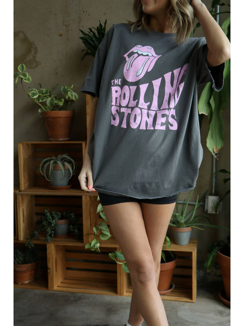 Rolling Stones Dazed Charcoal Thrifted Tee